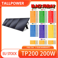 TALLPOWER TP200 200W Portable Foldable Solar Panel, Portable Solar Charger, 24% Energy Conversion Efficiency,Stable Power Supply