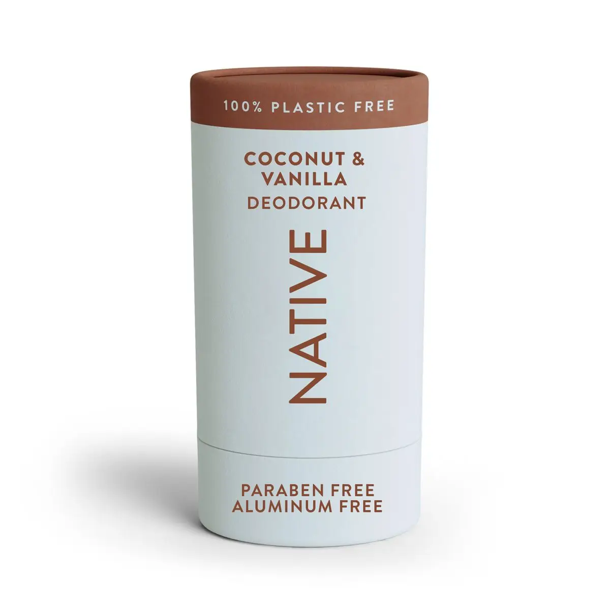 

Plastic Free Deodorant for Women & Men - Coconut & Vanilla - Aluminum Free - 2.65oz