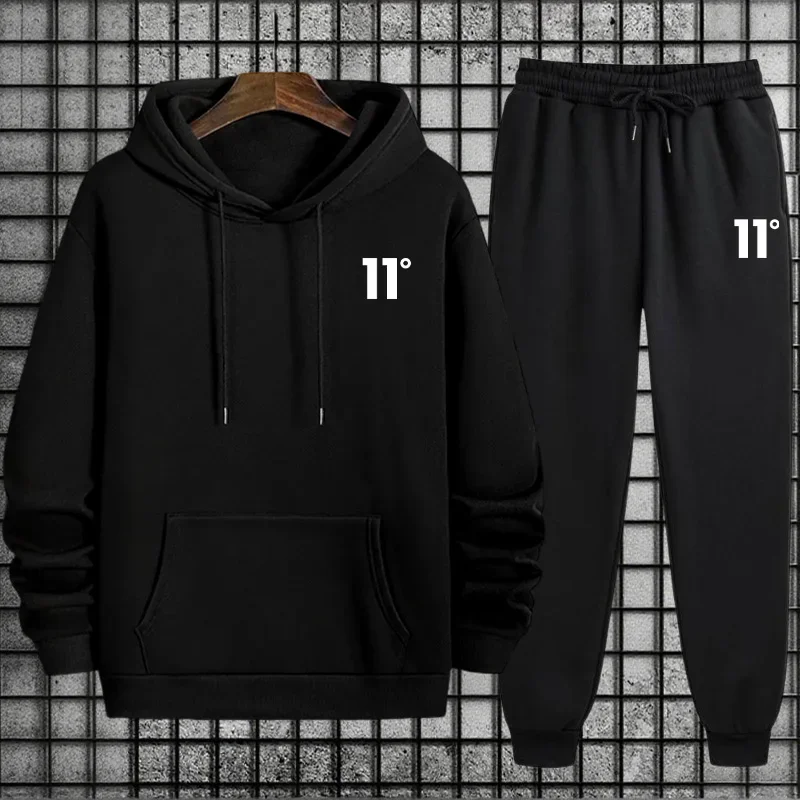 Men's Tracksuit Hoodie&sweatpants 2pcs Set Autumn Winter Daily Casual Sporty Jogging Suit Home Outdoor Comfort Warm Sweatshirts