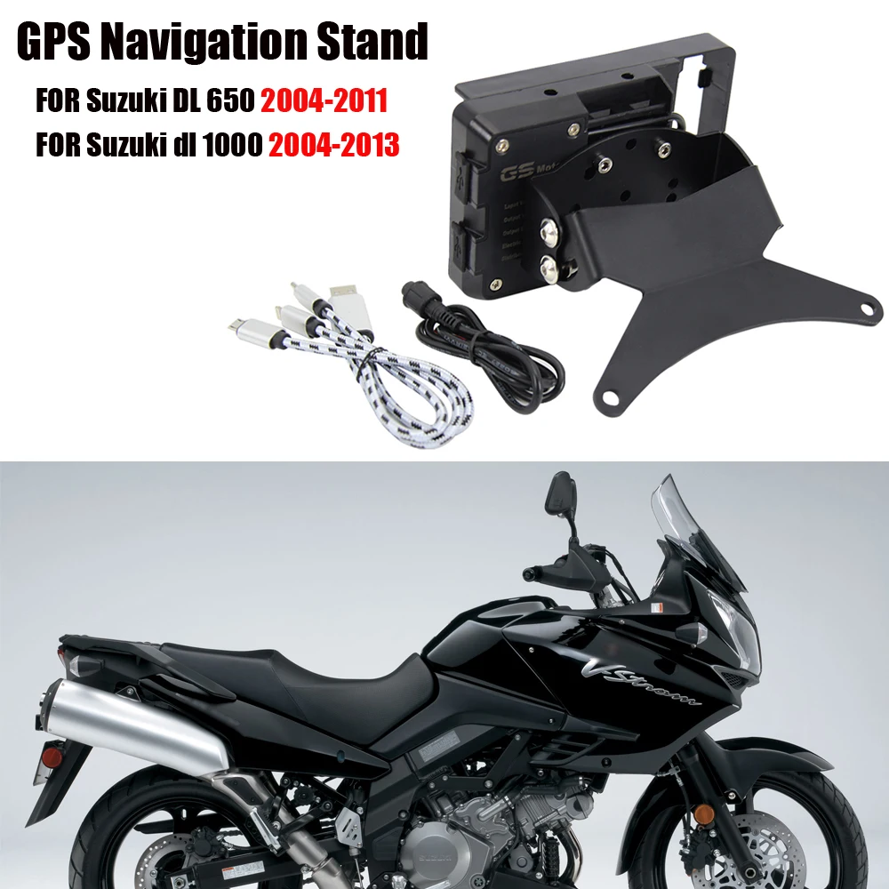 NEW Motorcycle For SUZUKI V-strom 650 1000 DL 1000 650 Vstrom Bracket Mount Smartphone GPS Holder Navigation Bracket