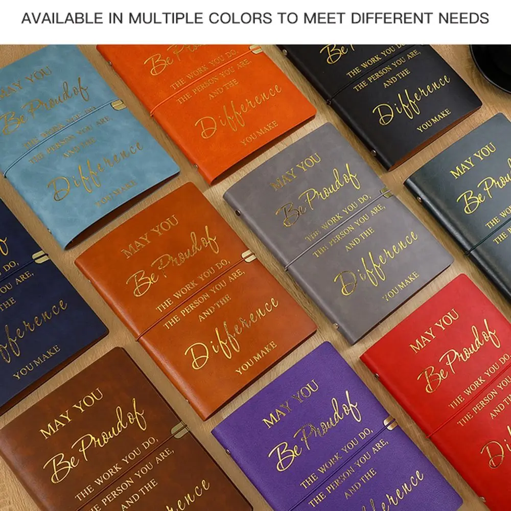 80 매 A5 영어 메모장 영어 가로선 루스 리프 노트 내마모성 휴대용 일기 학생