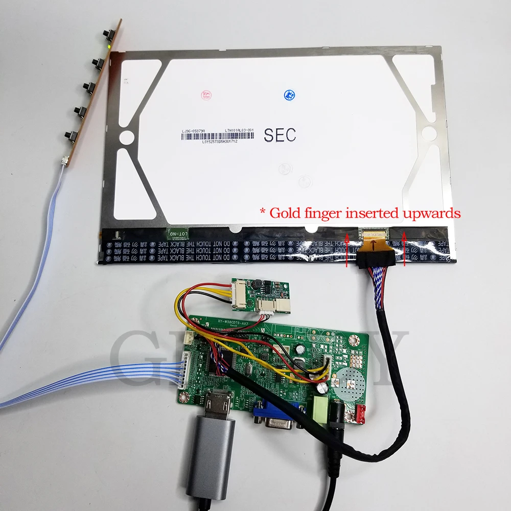 สําหรับ 10.1 นิ้ว 1280x800 FPC 45pin 0.3 มม.BP101WX1-300 LTN101AL06 LTN101AL03 B101EAN01.2 LED LVDS หน้าจออะแดปเตอร์อินเวอร์เตอร์