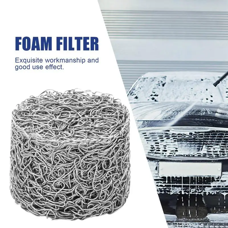 Foam Lance Mesh Filters Stainless Steel Tablet Snow Bubble Foaming Mesh Foam Generator Replacement Filter Generator Accessories