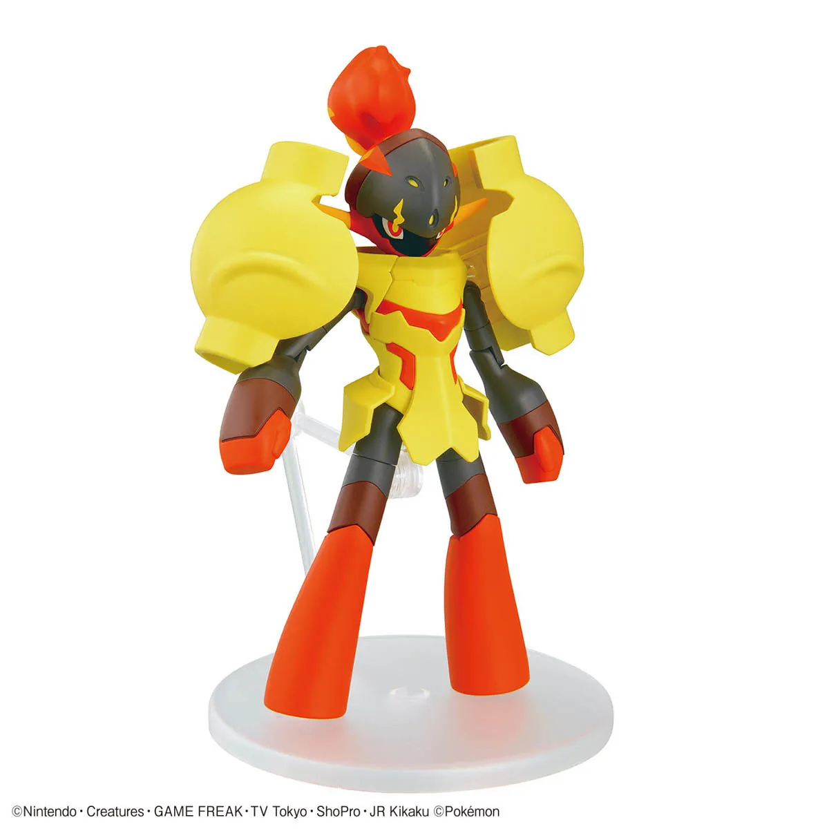 In Stock BANDAI Pokemon PLAMO COLLECTION 58 Pokemon Scarlet And Violet Armarouge Anime Action Figures Assembly Model Toy