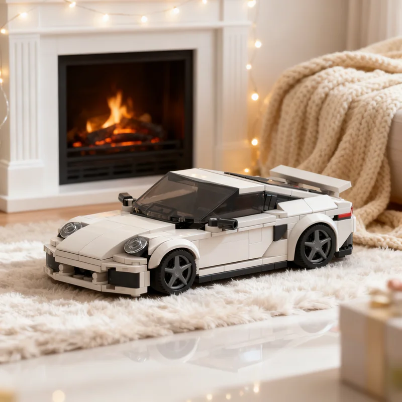 354 قطعة MOC بورشيد توربو S مدينة أبطال نموذج ألعاب البناء كتل العمارة تجميع لتقوم بها بنفسك هدايا عيد الميلاد فكرة إبداعية