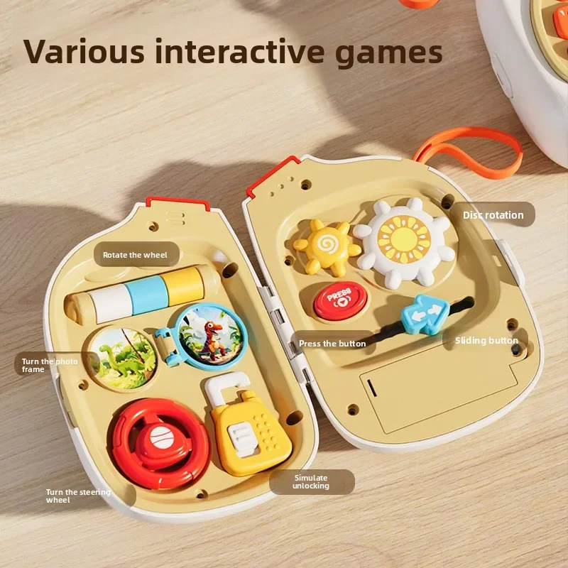 Baby Cartoon Baby Elephant Music Mobile Phone Busy Board Baby Cute Fun Cute Puzzle Early Education Machine Interactive Toy Gift