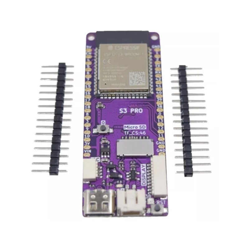 Pour carte IoT LOLIN S3 Pro V1.0.0 ESP32-S3 16 Mo FLASH 8 Mo PSRAM WIFI BLE I2C TF Display - Compatible MicroPython Arduino