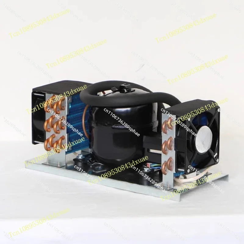DC12V 24V Compressor Condenser BD25HC Car Refrigerator Solar Freezer Marine Refrigerator Air-cooled Refrigerator Unit