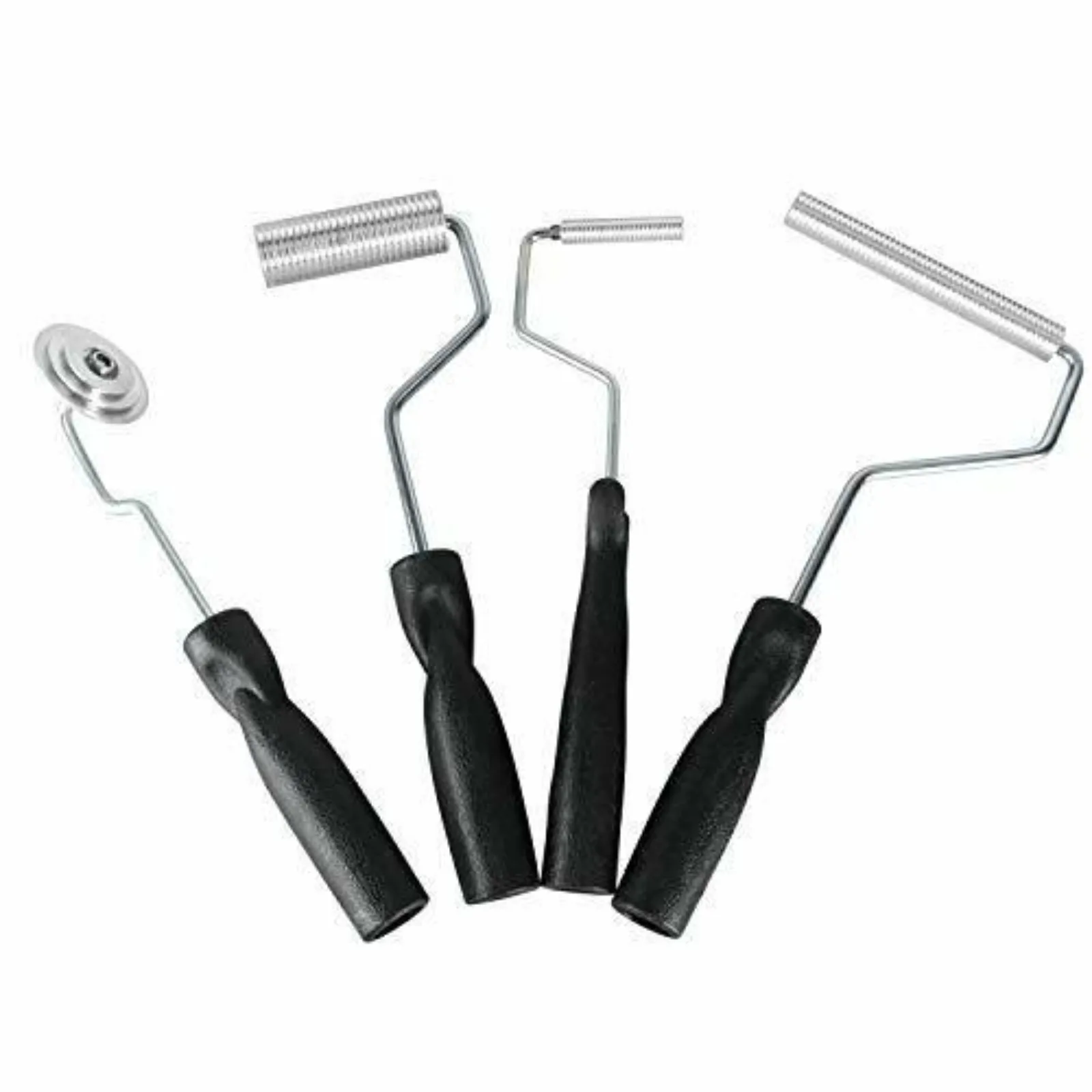 

US Fiberglass Roller Tool Kit, 4-Pack Fiberglass Resin Laminated Bubble Roller Kit -