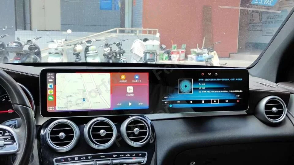 Android画面,GPS,メルセデスベンツCクラス,glc w205,2015-2024,ntg 5