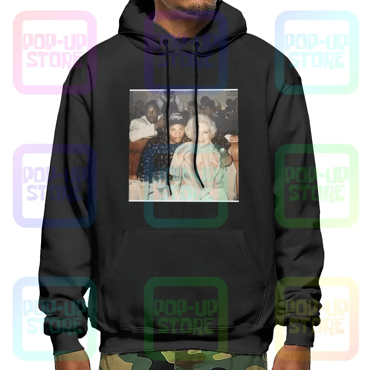 Betty White X Easy E Rapper Hoodie Sweatshirts Hoodies Top Style Hip Hop Streetwear