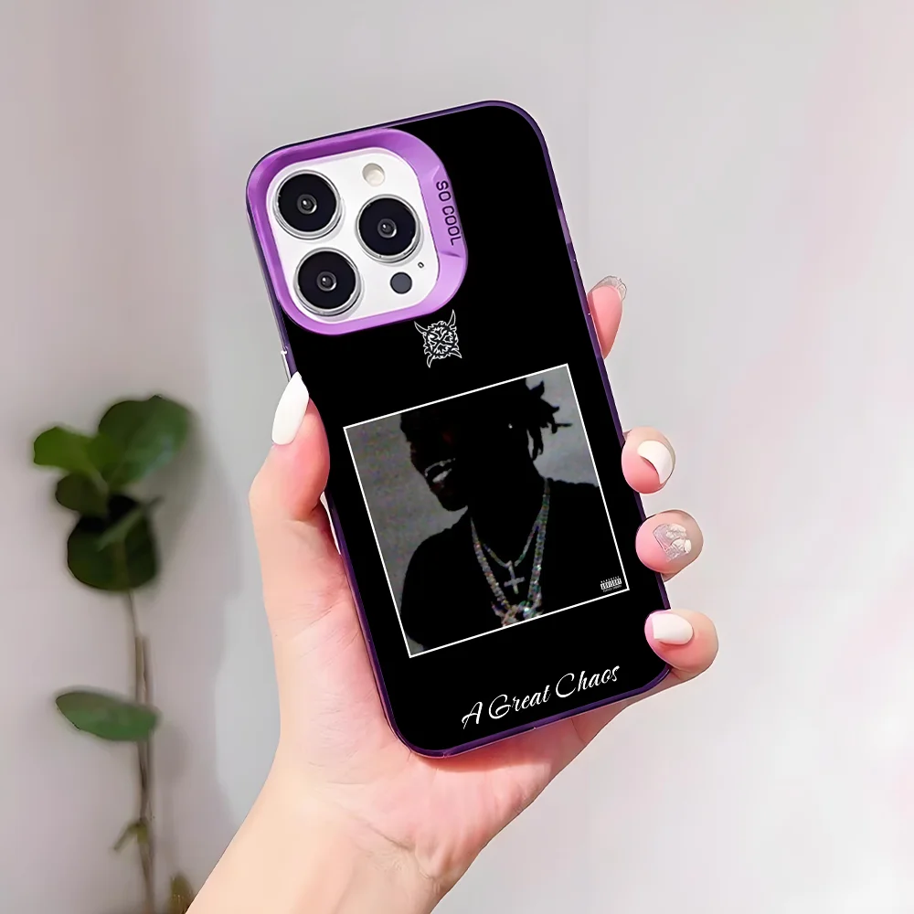 Rapper K-Ken Carson Phone Case For IPhone 17 16 15 14 13 12 11 Pro Max Plus Mini IMD Color Silver Shell