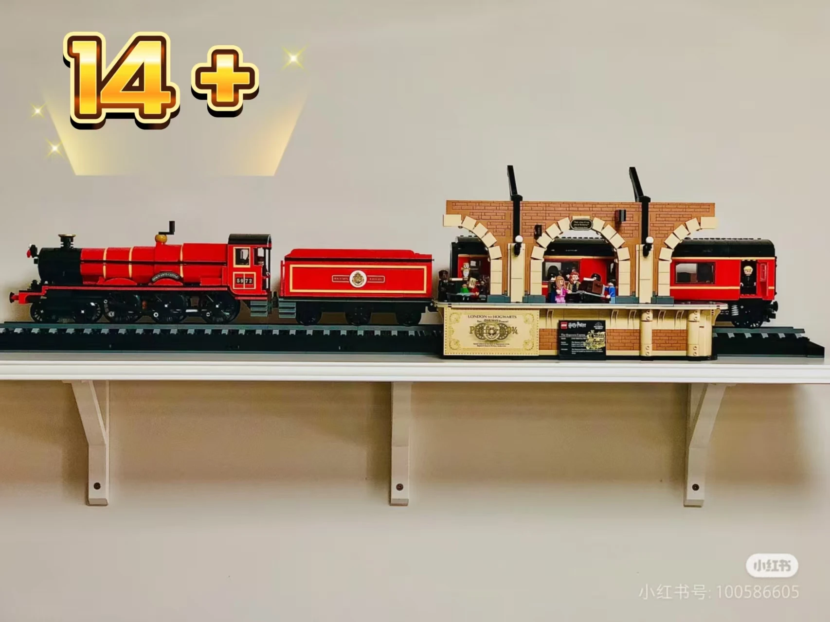2026 New 5129PCS Collector's Edition 118CM Compatible with Express Train Decoration Model Ornament Adult Birthday Gift