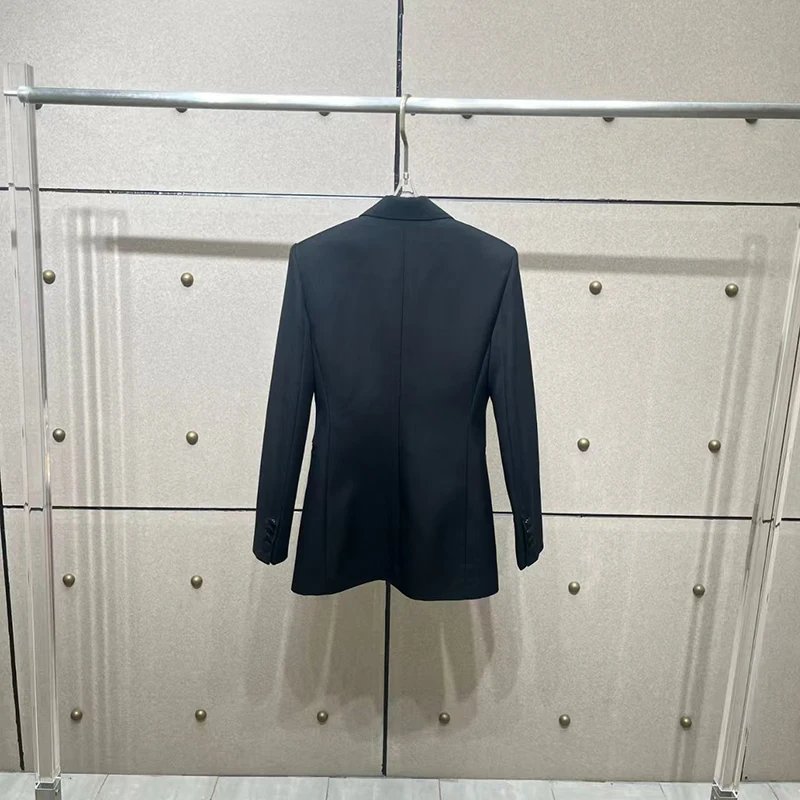 Giacca da donna con strass ricamati con lacci Giacca versatile casual elegante di alta qualità, stagione autunnale, nuovo arrivo 2025