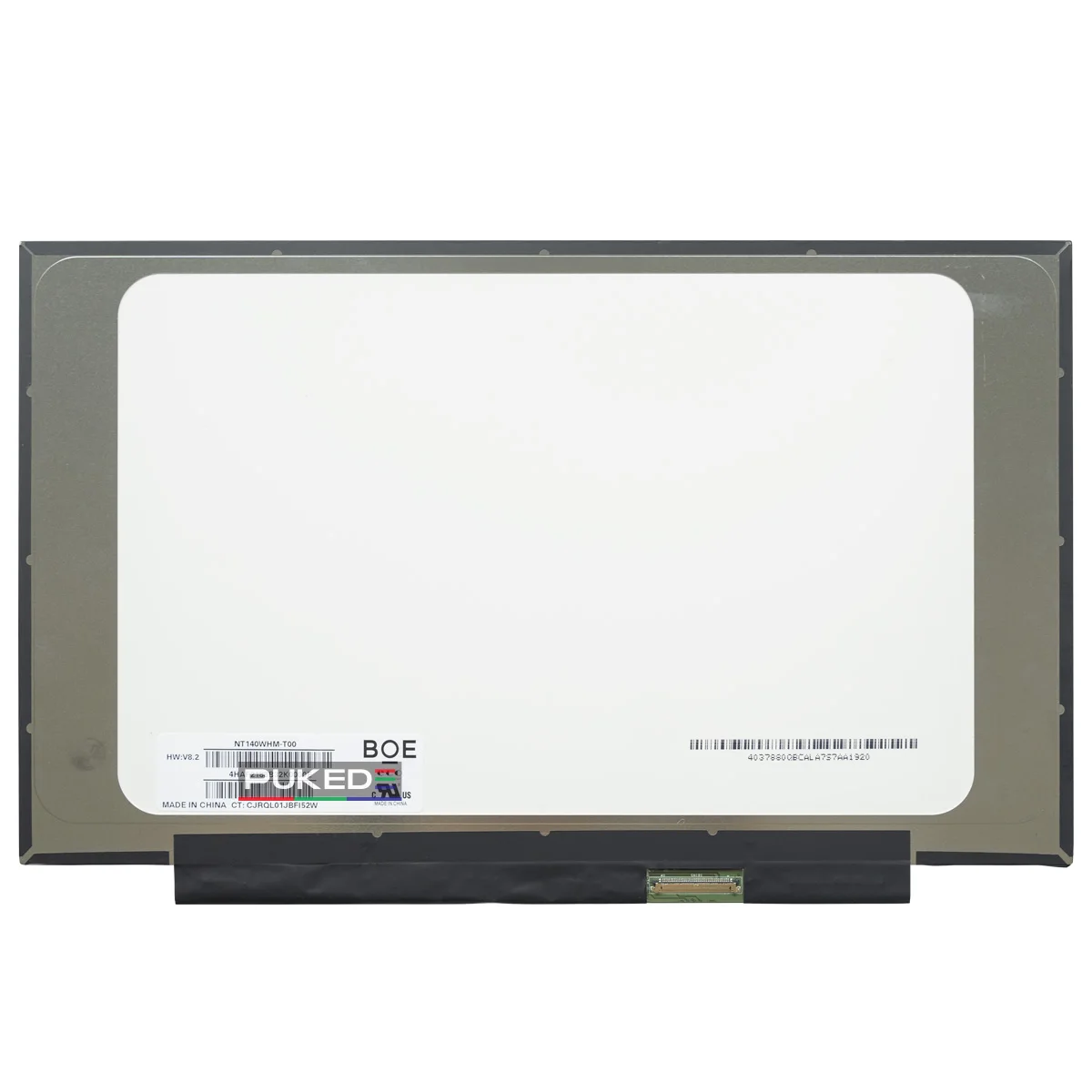 14,0-Zoll-LED-LCD-Bildschirm, Touch-Digitizer-Panel, Matrix-Display NT140WHM-T00 HD, 1366 x 768, 40 Pins