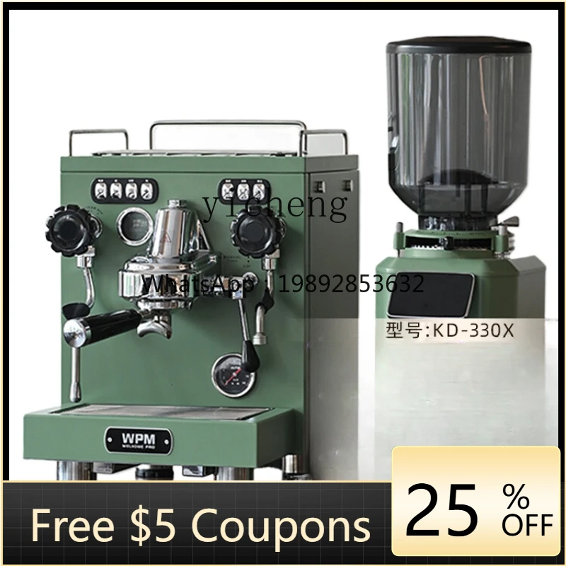 

Variable Pressure Coffee Machine Home Use and Commercial Use Italian Semi-automatic Small Single Head Gear