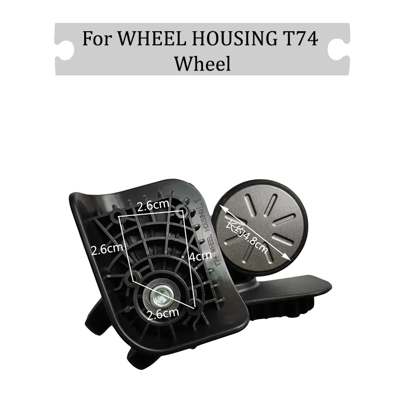 

For WHEEL HOUSING T74 Universal Wheel Replacement Suitcase Rotating Silent Smooth Convenient Shock Absorbing Accessories Wheels