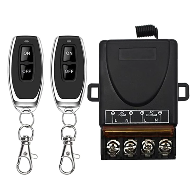 AC 220V 30A 1CH 433Mhz Wireless Remote Control Switch RF Relay Receiver + Off/On Transmitter A-Y41A