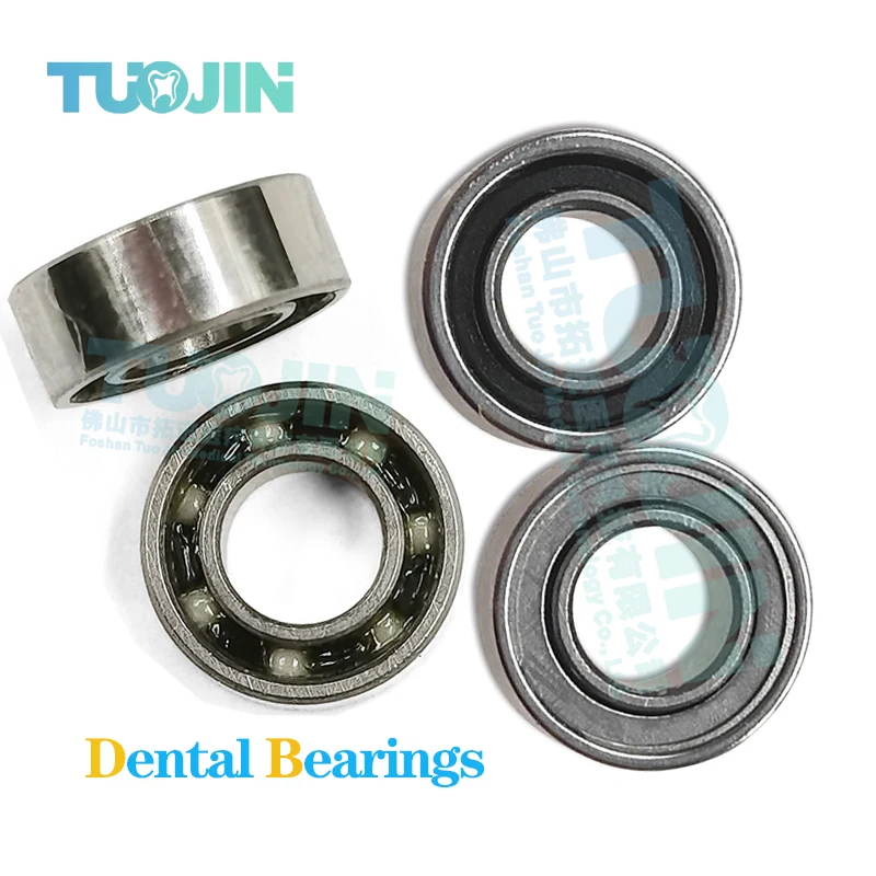 2PCS Dental Handpiece Ceramic Bearings Compatible Dental Bearings Dentist Laboratory Tool Chair Spare Parts