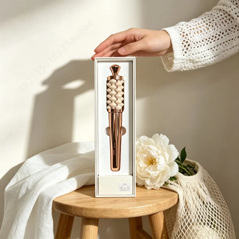 Portable Rotatable Massage Bar 2 In 1 Facial Body Lifting Roller Skin Firming Home Skincare Beauty Massager
