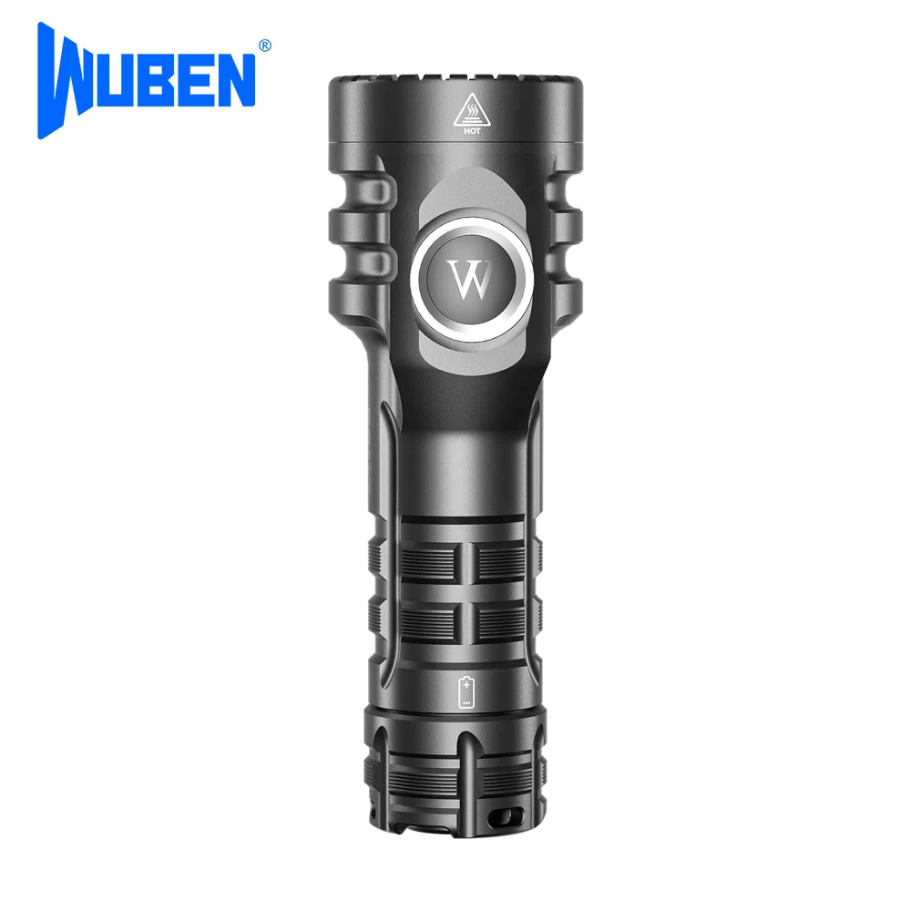 WUBEN E6 Pocket EDC Flashlight 900 Lumen 410m Throw Range IP68 Rating Rechargeable