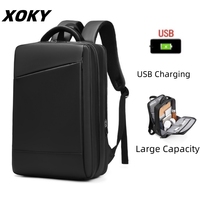 XOKY Travel Backpack USB Charging Business Bag Waterproof Laptop Backpack  Men Fashion Backpack Wholesale Customized Logo 2053