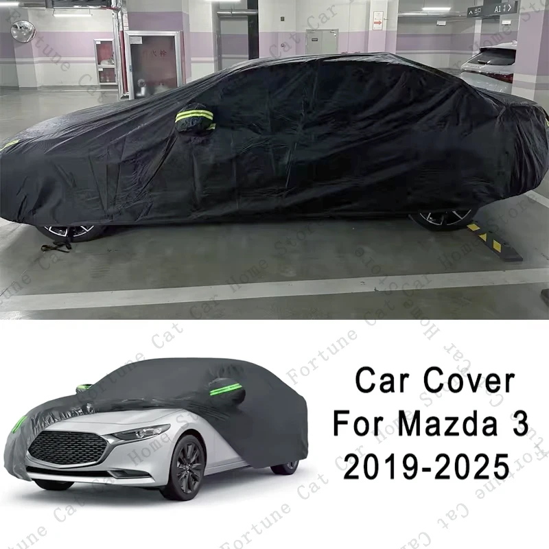 

Полные автомобильные чехлы на заказ для Mazda 3 2019-2025, водонепроницаемые, всепогодные, для автомобилей, защита от дождя, снега и солнца, уличная, 2020