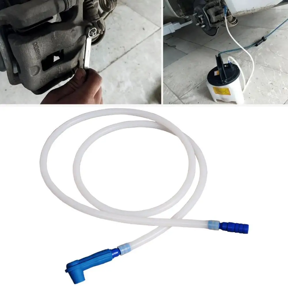 Car Bleeder Brake Fluid Oil Kit Exchange Pump With 50cm Oil Pumping Hose Empty Drained Oil Bleeder Auto Brake Oilling Connector