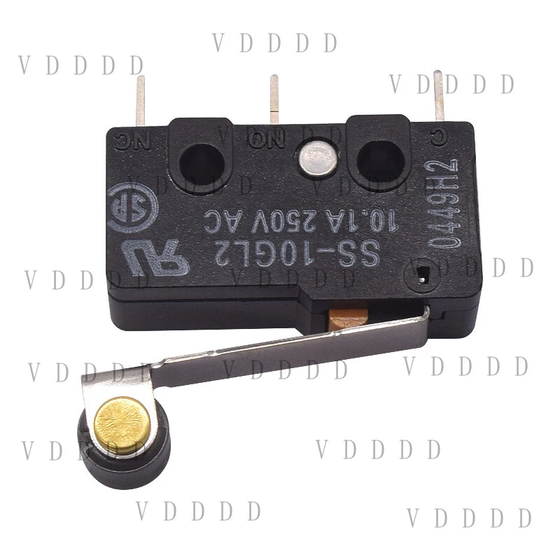 TR FOR 5PCS OMRON SS-10GL2 3pin 10.1A250VAC Micro Switch w#Ball NC&Open