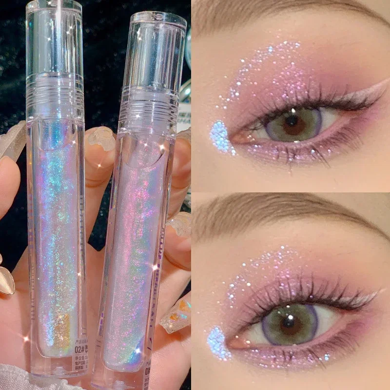 1PCS Diamond Glitter Vloeibare Oogschaduw Markeerstift Liggen Zijderups Glanzende Verhelderende Make-up Waterdicht Blijvende Vrouwen Beauty Tools