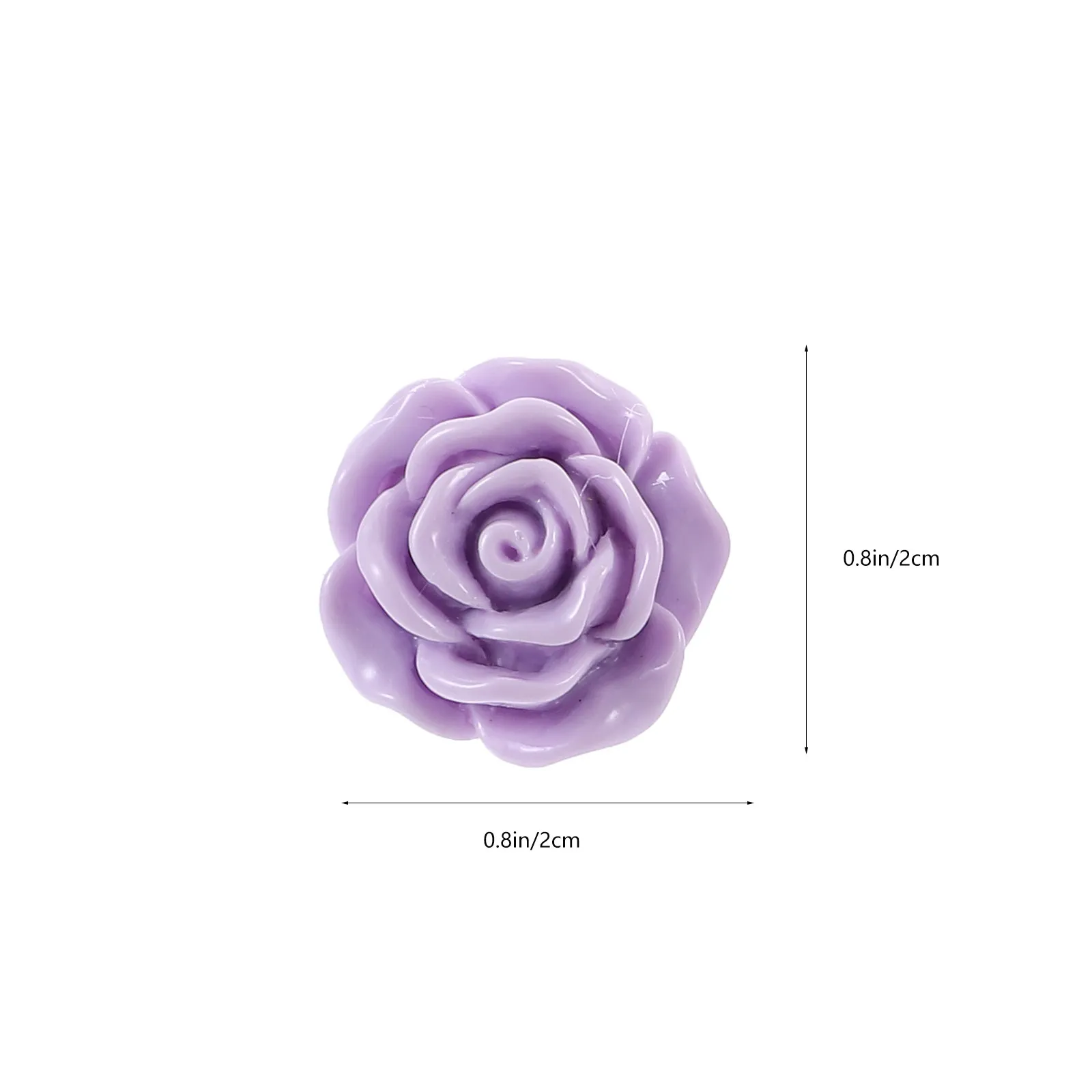 40Pcs Rose Shaped Thumbtacks Multi-Function Pushpins Home Office Cork Board Accessories Daily Use Small Push Pin