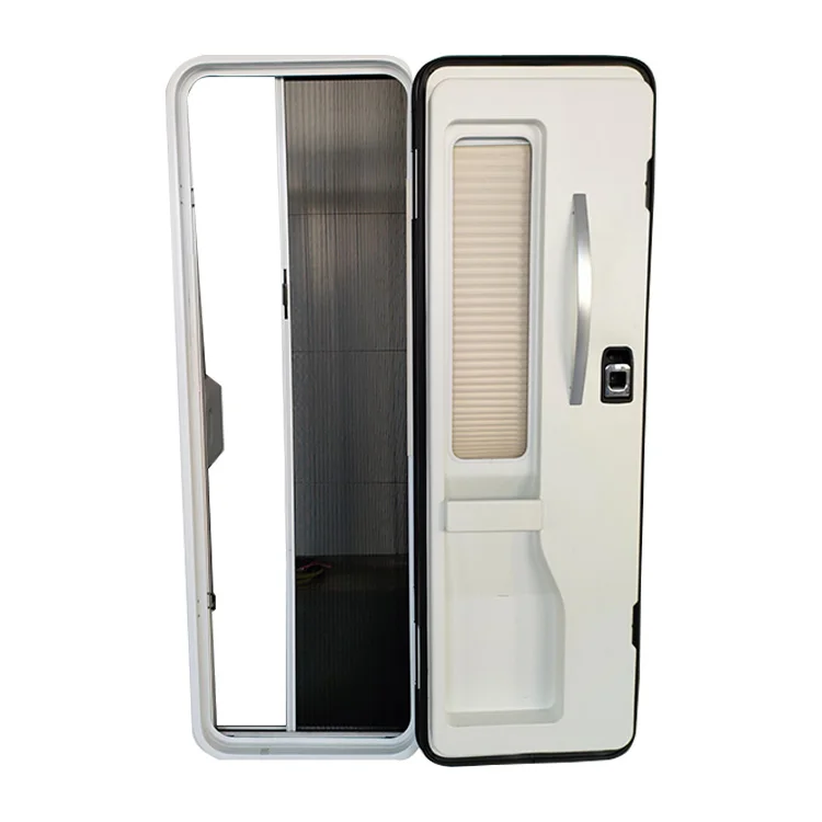 Tongfa Custom Size High Quality Aluminum Panel Euro Caravan Rv Entry Door