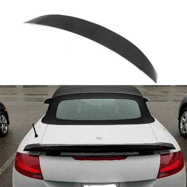 

TT S Carbon Fiber Fibre Rear Trunk poiler Wing Fit For 2008-2014