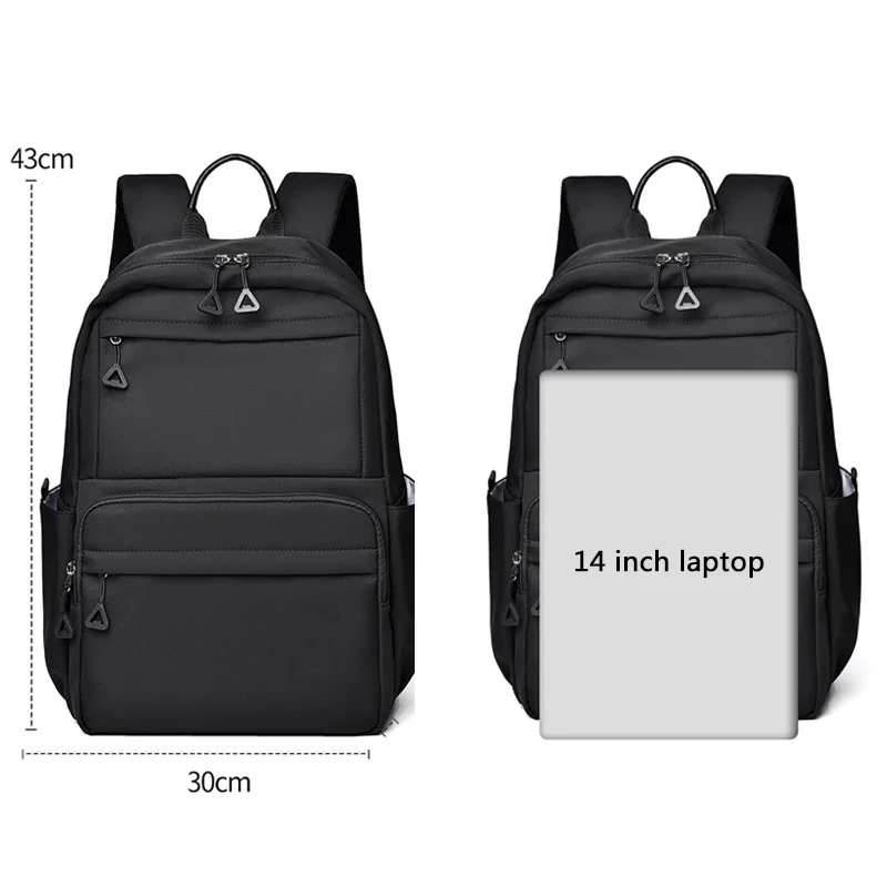 Bolso de hombro Simple para estudiantes, mochila informal de gran capacidad para adolescentes, mochilas para computadora portátil de viaje para hombres y mujeres