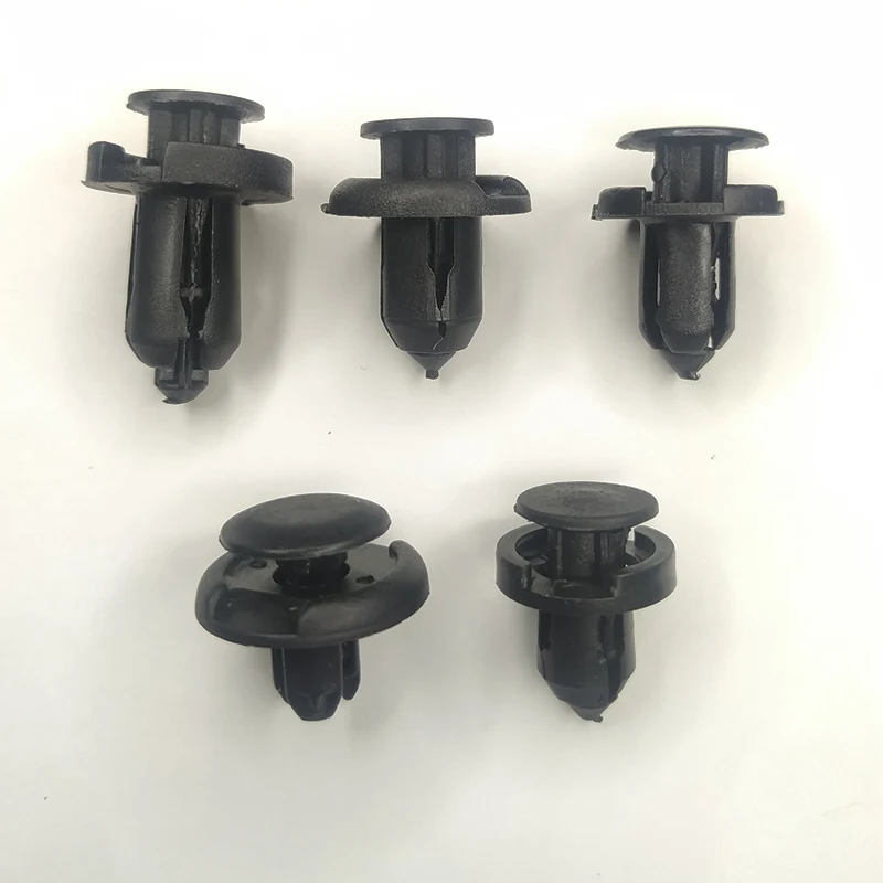 10/20/50szt Klipsy do zderzaków Nity Wkładka błotnika Elementy mocujące Element ustalający Do Mitsubishi Nissan Honda Otwór 8mm 9mm 10mm