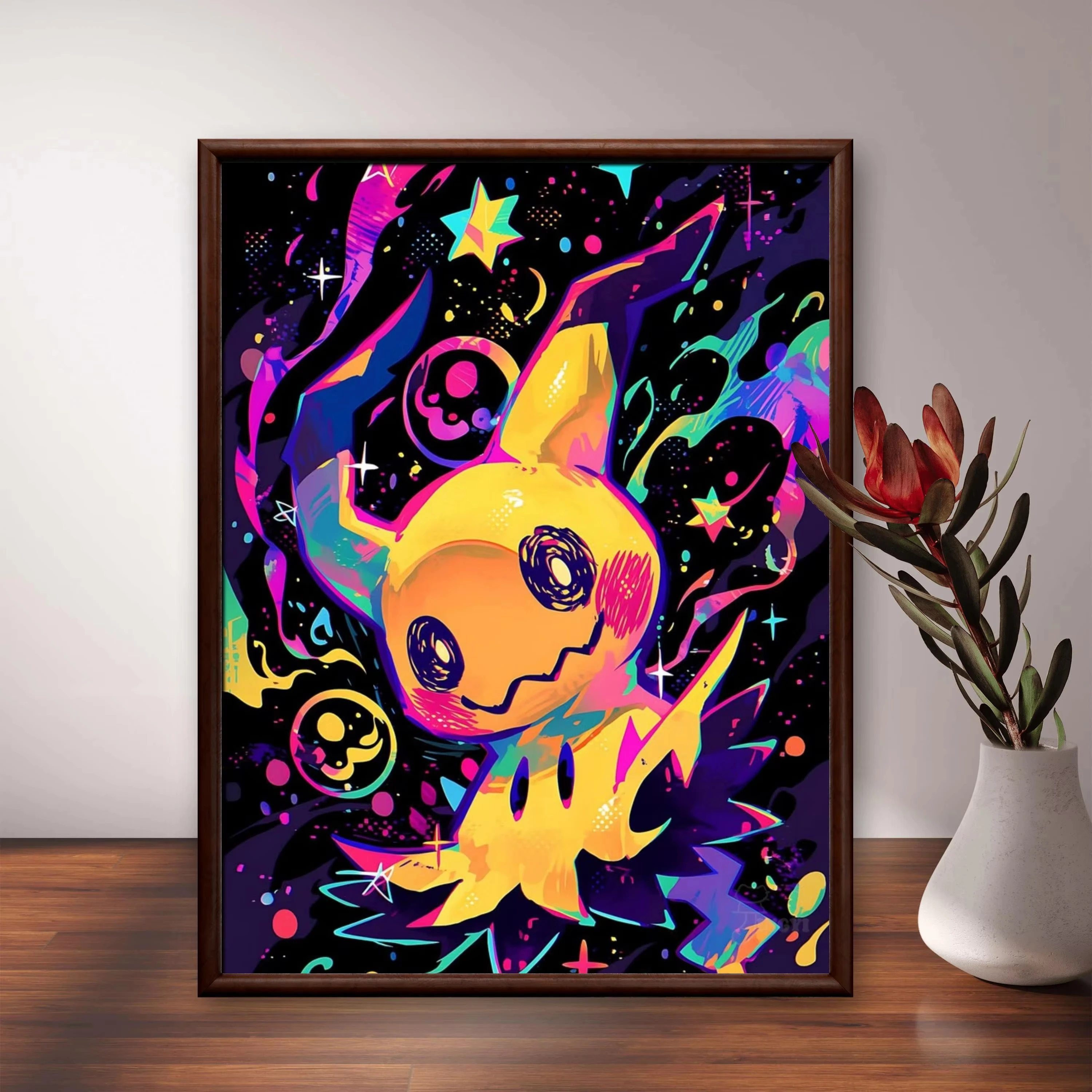 500/1000/1200/2000 Teile Puzzle Mimikyu Halloween Anime Haustier-Charakter DIY Montagespiel Wanddekoration Kunstgeschenk Rahmenlos