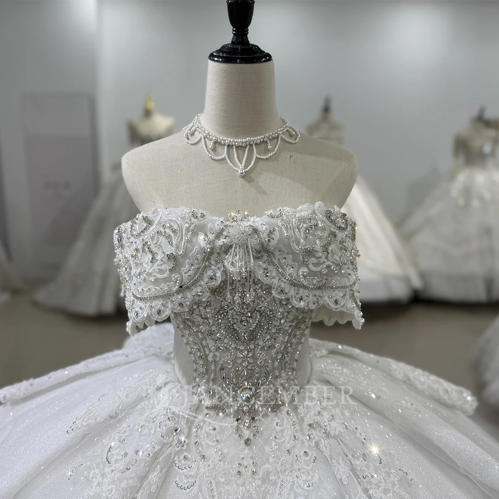 Vestido principal de noiva personalizado, mangas removíveis, vestido de casamento, luz, alta qualidade, cauda pesada, alta qualidade