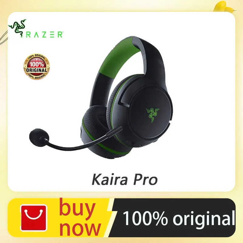 

Razer Kaira Pro Wireless Headset for Xbox Series X and Mobile Xbox Gaming HyperClear Supercardioid Mi Dedicated Mobile Mic