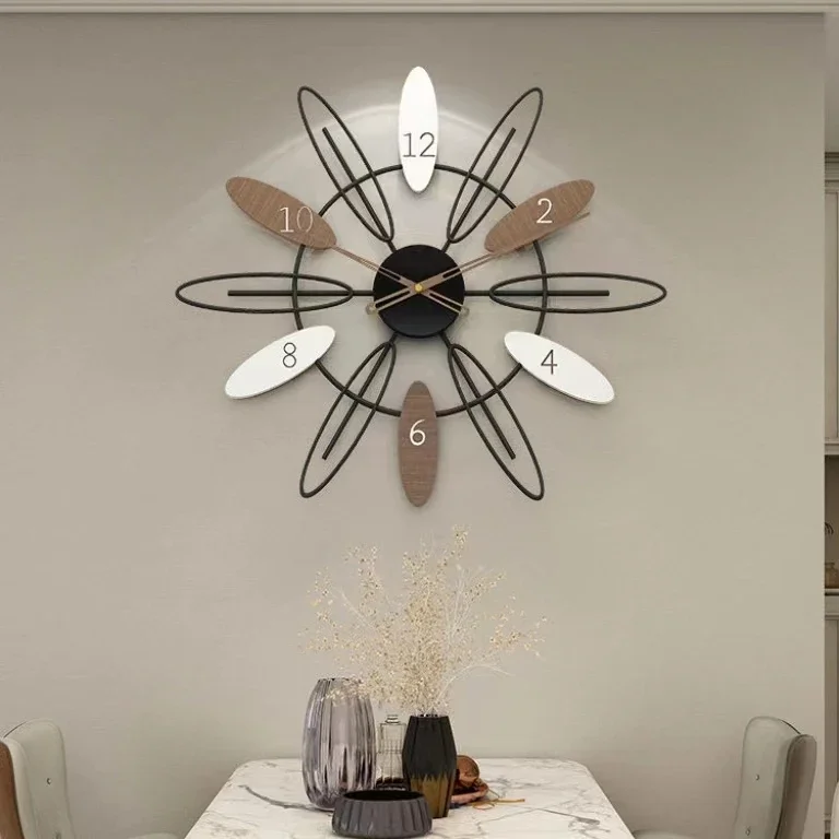 

-68X60 см Минималистичный современный индивидуальный креативный модный светильник, роскошный ресторан, кафе-бар, галерея, Интернет-знаменитости, настенные часы