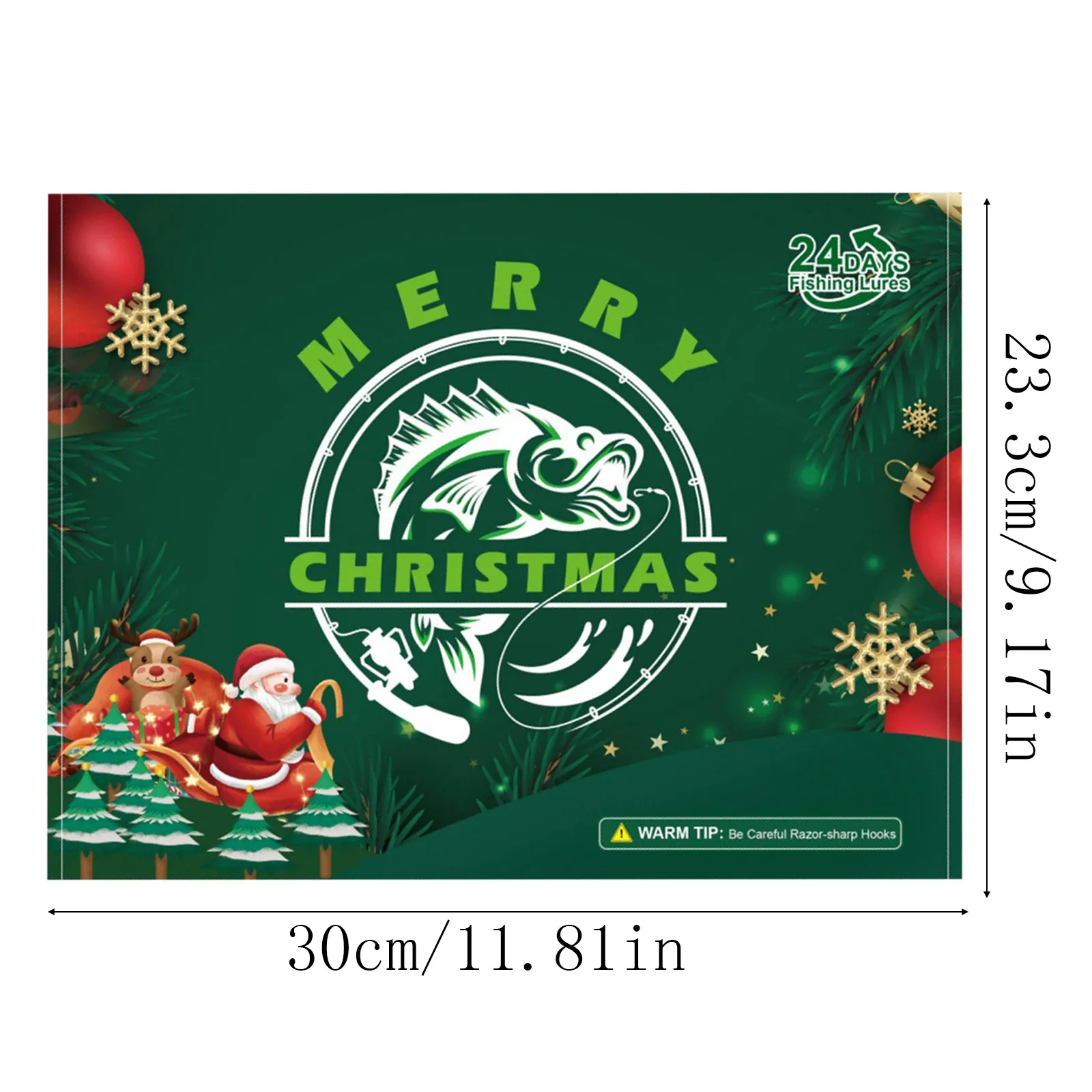 Kids Toothbrush Timer 2025 Fishing Advent Calendar For Men Adult Fishermen Teens And Children 24 Day Christmas 30 Minute Timer