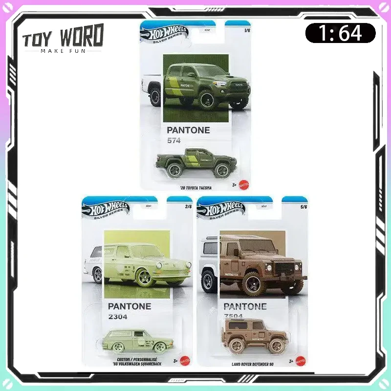 

New Hot Wheels Pantone Series Alloy Car Model JDM European American Classic Mini Vehicle Desktop Ornament Holiday Gift for Fans