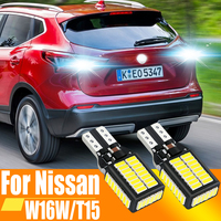 2pcs W16W T15 921 912 LED Canbus Reverse Light Bulb Car Back Up Lamp For Nissan Qashqai J11 X Trail T32 Pathfinder R52 Juke Note