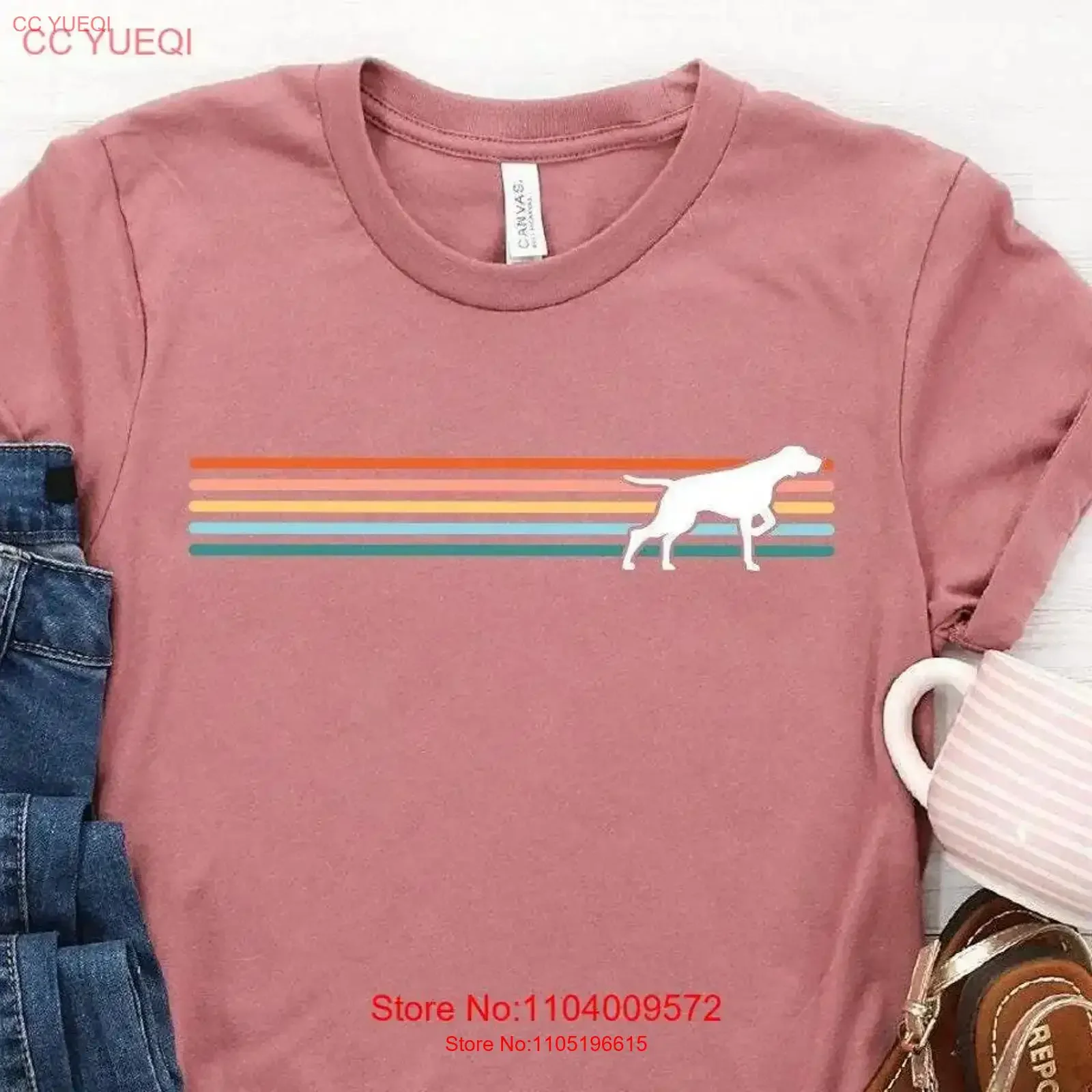 German Shorthaired Pointer s Retro GSP T Shirt Mom Bird Dog Short Hair Softstyle vintage Washed graphic Soft fashion Unisex