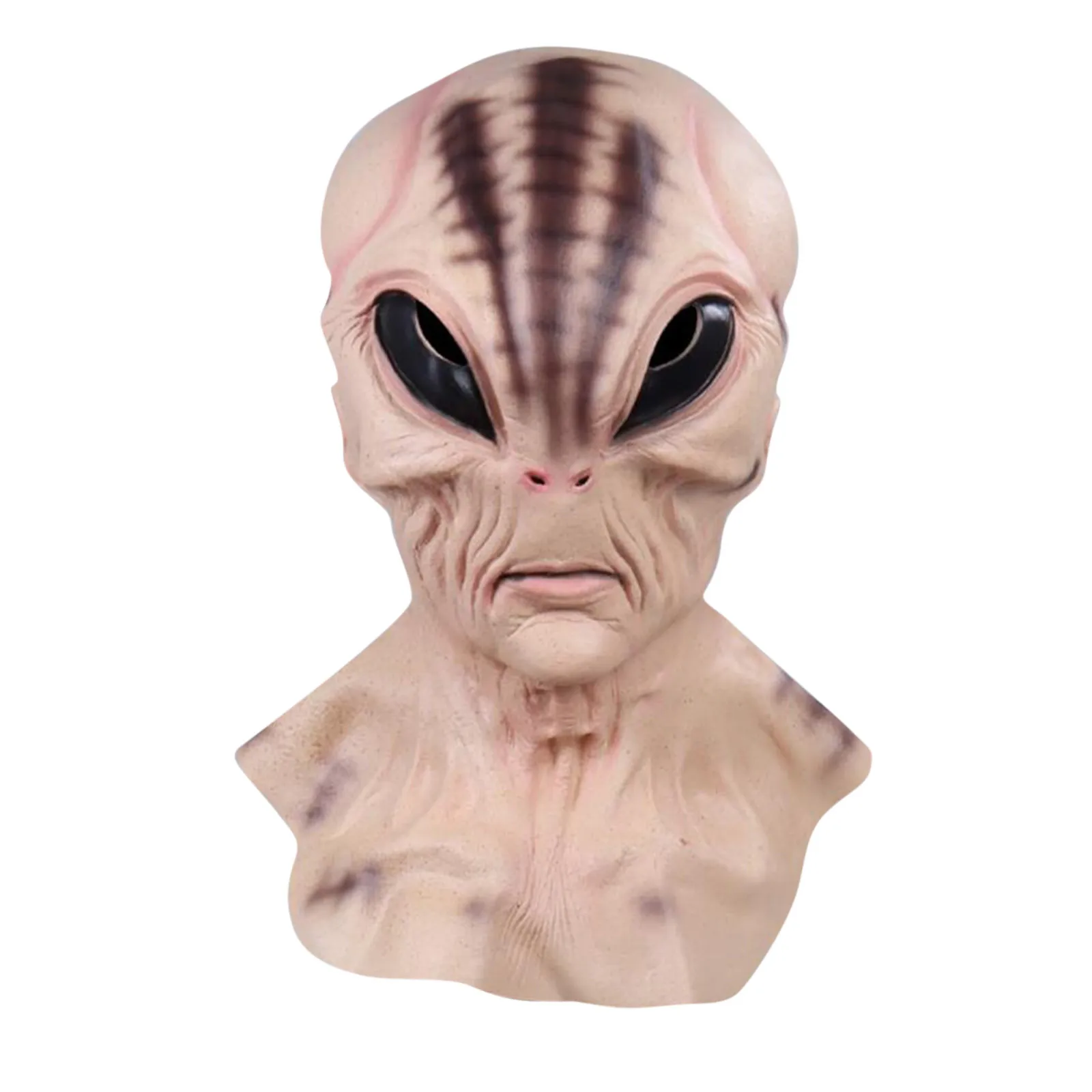 

Мягкая и эластичная маска инопланетянина на Хэллоуин, косплей, ужас, череп НЛО, латексные маски, праздничная вечеринка, жуткий эксклюзивный реквизит для вечеринки