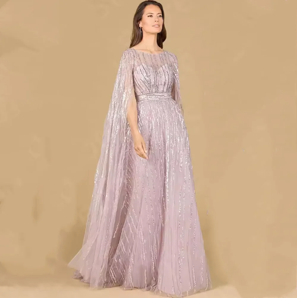 

Сверкающее бледно-розовое платье для матери на свадьбу, женское платье с блестками для матери жениха, 2024, последнее свадебное платье по индивидуальному заказу
