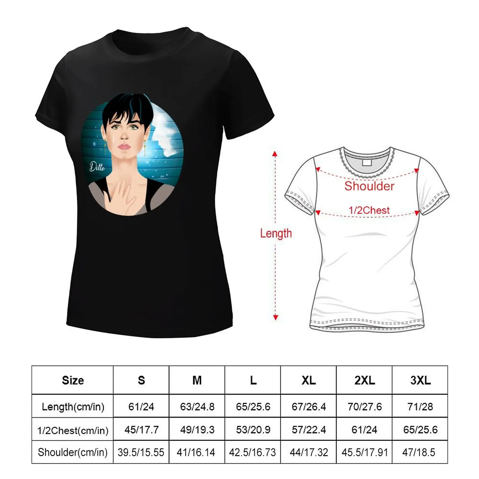 女性向けのラージサイズのTシャツ,楽しいTシャツ,新版