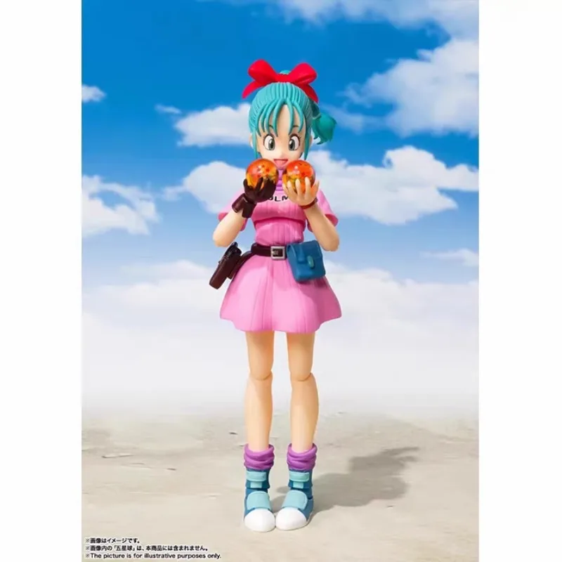 Disponibile Gonna rosa BANDAI Dragon Ball Bulma SHF Ver. SHFiguarts Action Figure Anime Giocattoli Modelli Collezioni Ornamenti per il desktop