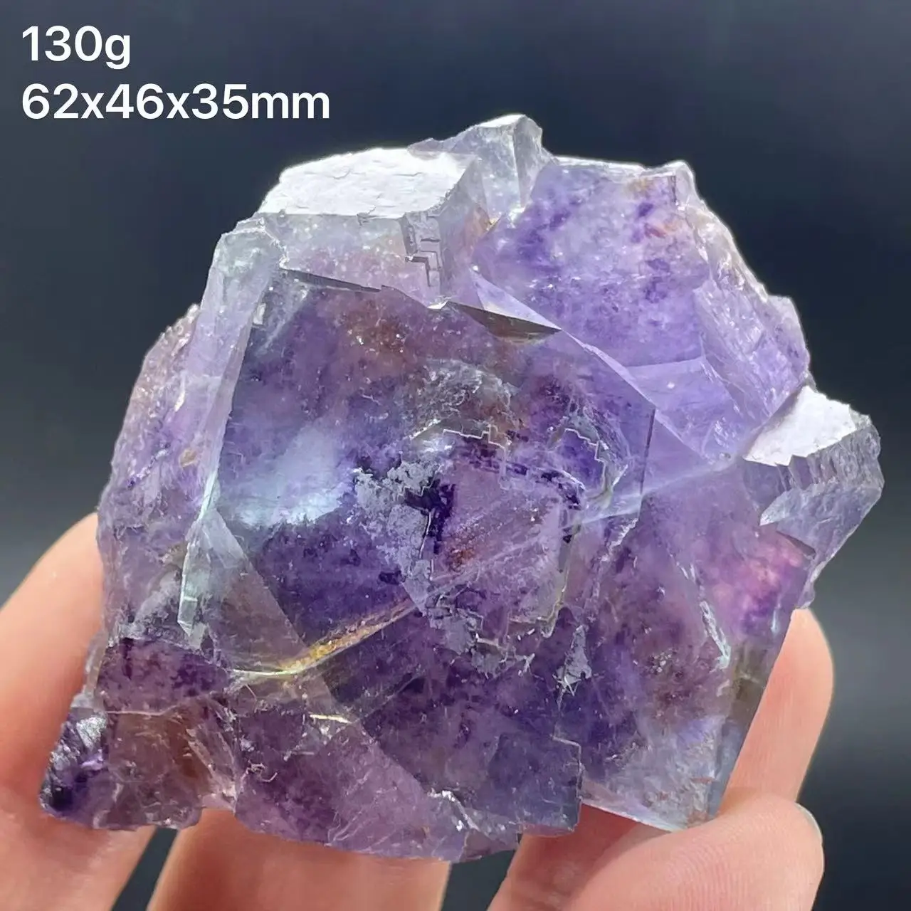 

New 100% natural phantom fluorite and siderite healing crystal green purple Inner Mongolia fluorite from Yindu