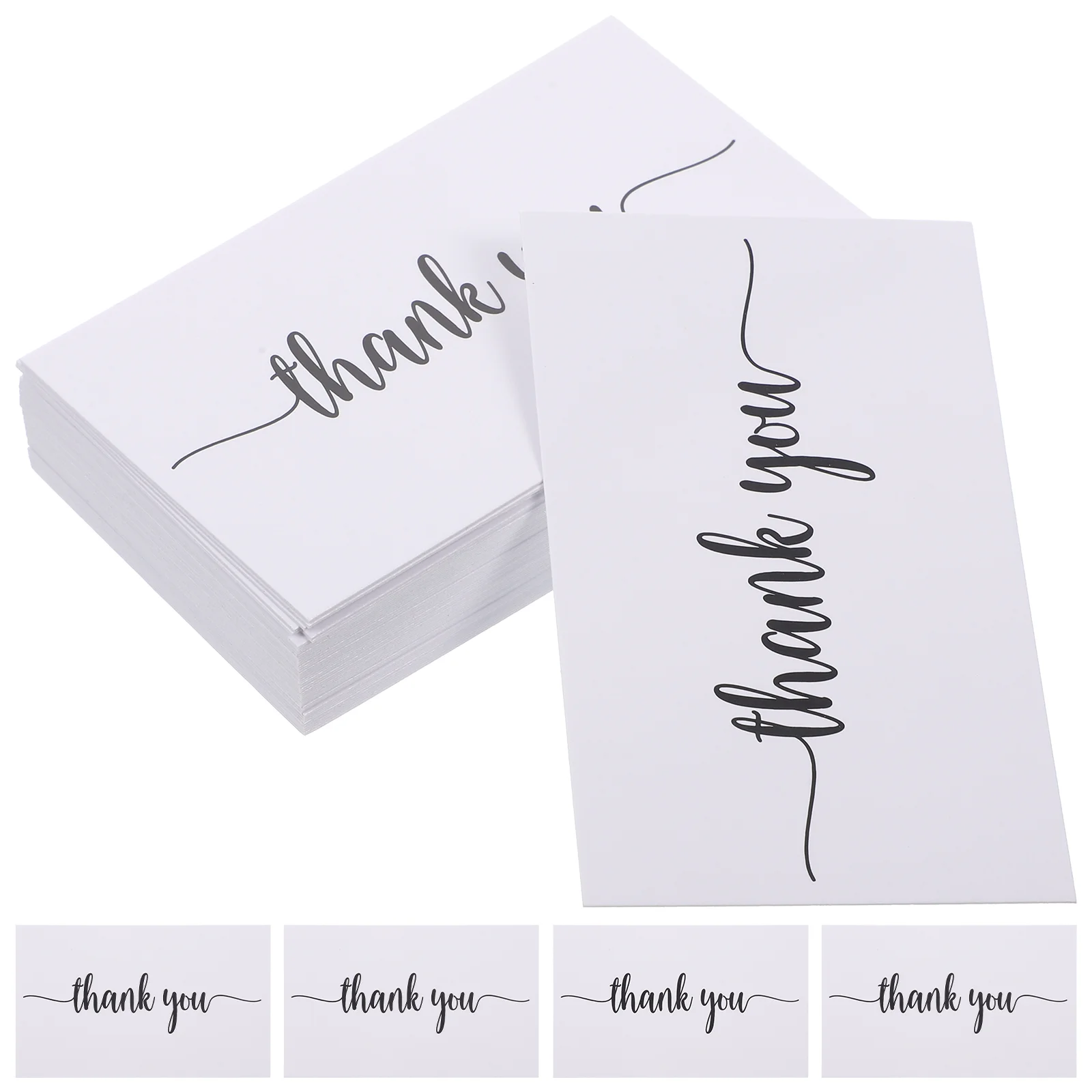 150 Pcs Thank You Card Notes Gift Packing Cards Delivery Wedding Small Flower Lovely