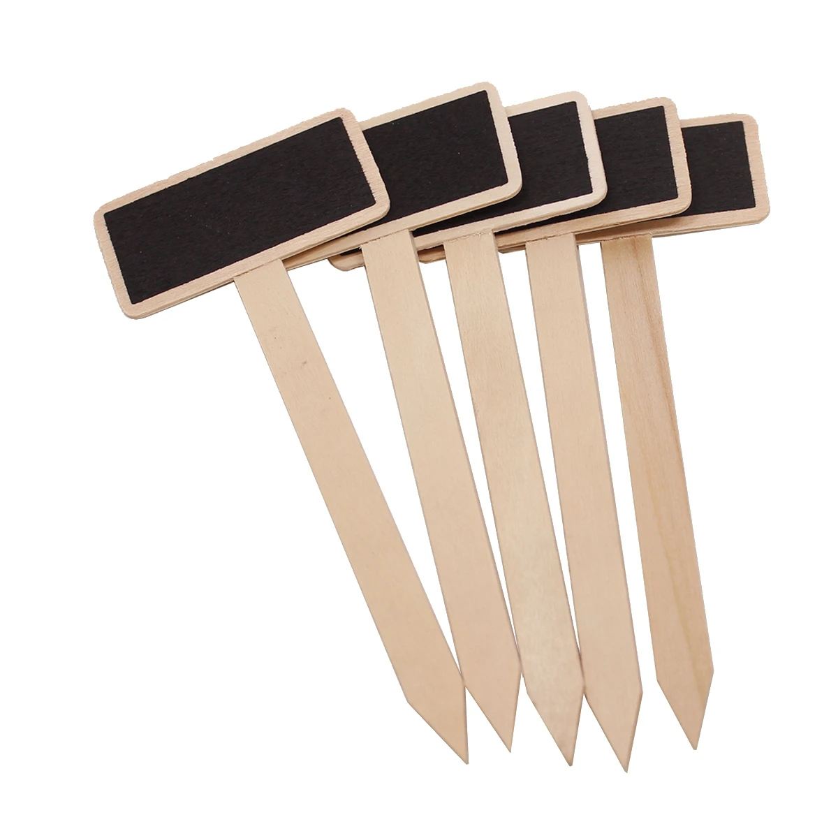 

20 pcs Mini Boxwood DIY Table Numbers Signage Reminders Blackboard Sign Garden Decor Wooden Tags Plant Pot Signs